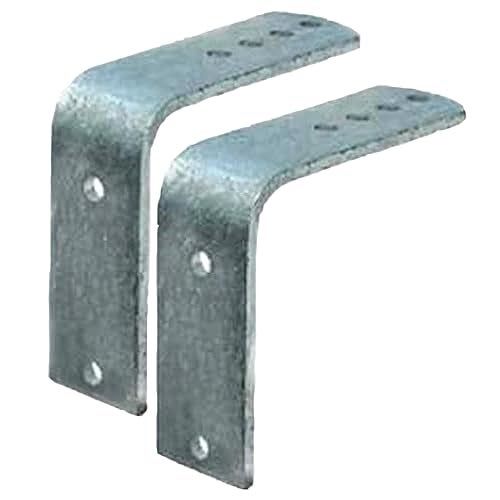 Tie Down 86262 Flush Fender Bracket, Flush Brackets for 8" & 12" Metal Fenders (2), Silver, Pair - Image 1