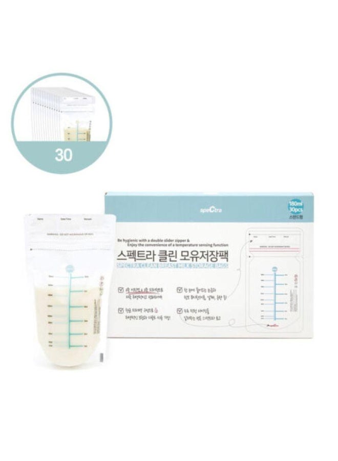 Spectra 60 Pieces Clean Breast Milk Storage Bag - 180Ml - Image 2