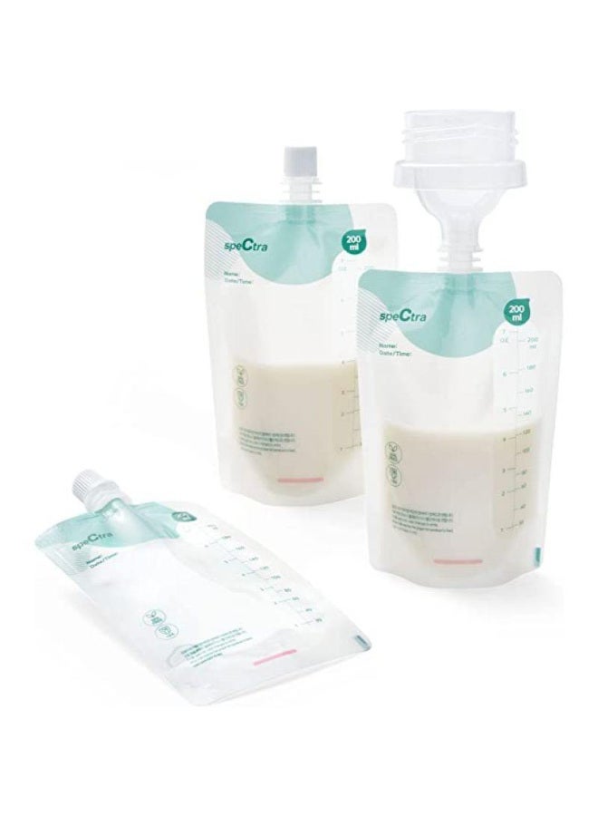 Spectra 60 Pieces Clean Breast Milk Storage Bag - 180Ml - Image 4