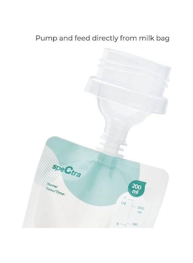 Spectra 60 Pieces Clean Breast Milk Storage Bag - 180Ml - Image 5