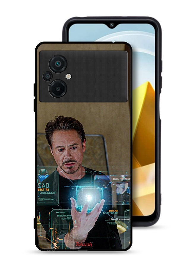 Tolwak Xiaomi Poco M5 4G Protective Case Cover Iron Man - Image 1