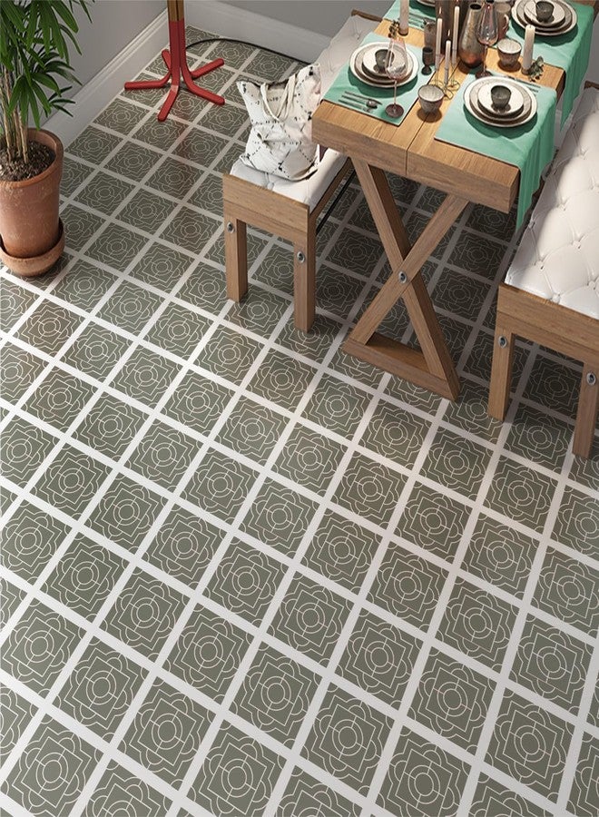 neglex Brick Stencil Set for Crafts (15 Pack, 8x8 Inch), Street Cobblestone & Garden Sidewalk Patterns, Reusable Texture Stencils for Wood, Fabric, Furniture, Terracotta Mosaic & Geometric Floral Tile Design - Image 3