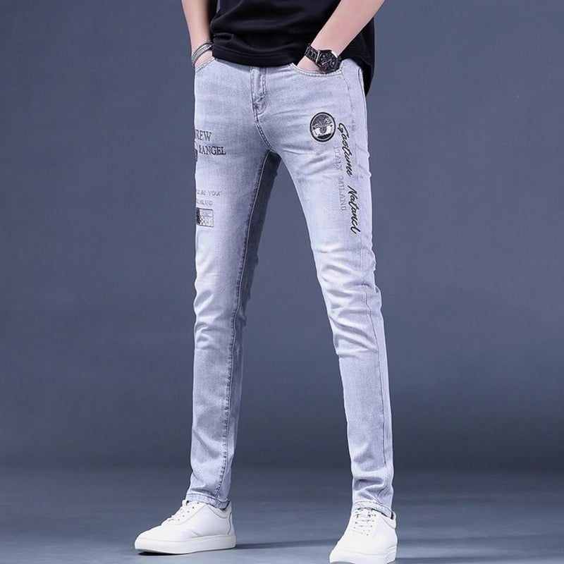 Unisex Casual Daily Denim Jeans - Image 4