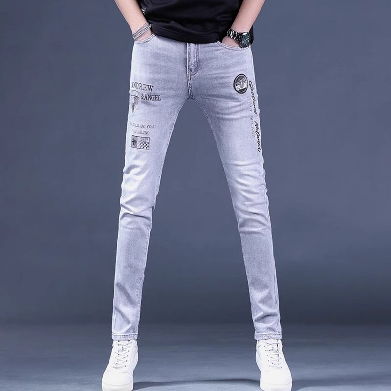 Unisex Casual Daily Denim Jeans - Image 1
