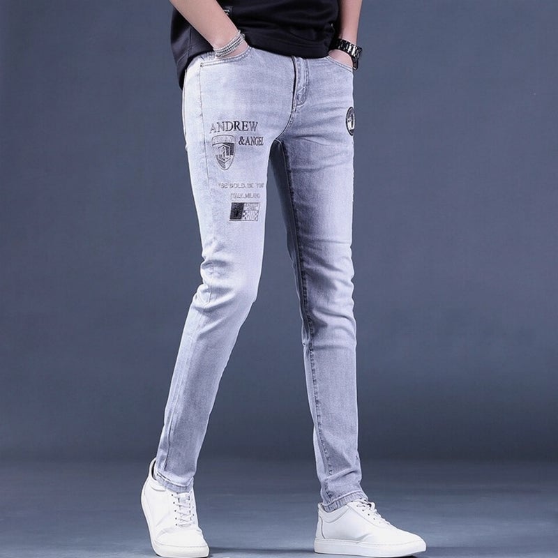 Unisex Casual Daily Denim Jeans - Image 3