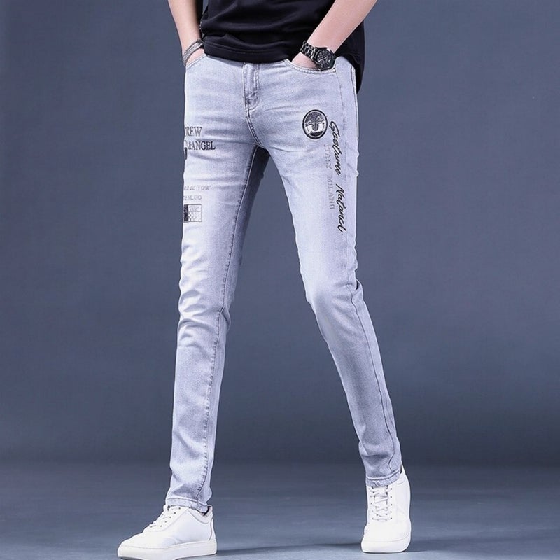Unisex Casual Daily Denim Jeans - Image 2