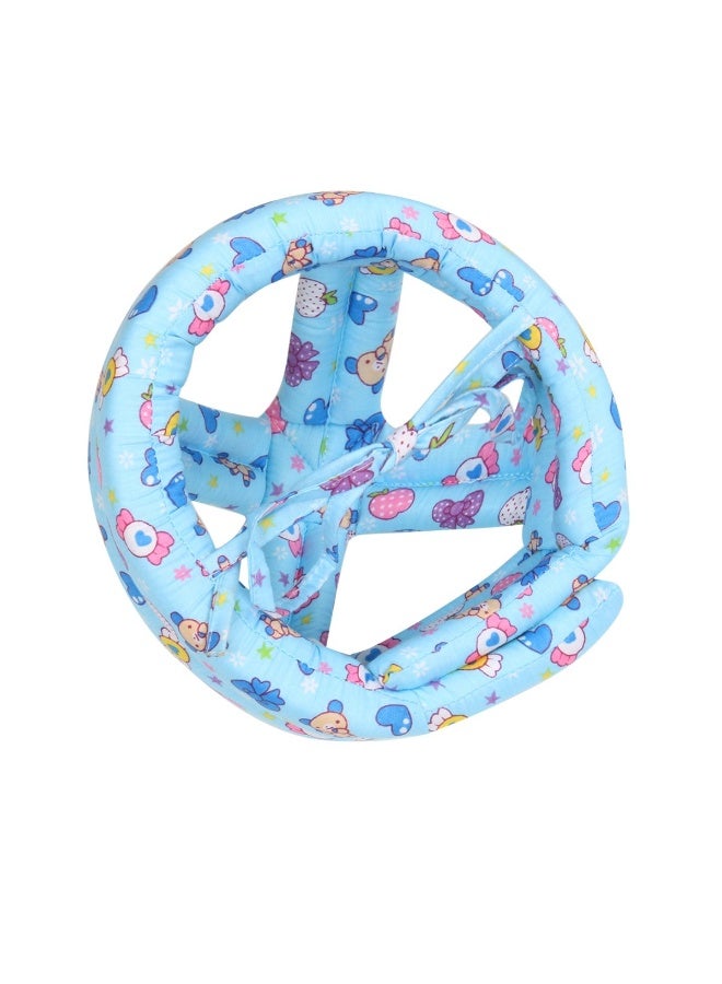 FLYPARTY Adjustable Infant Baby Toddler Protective Hat Helmet Safety Cap (Blue Sweets) - Image 4