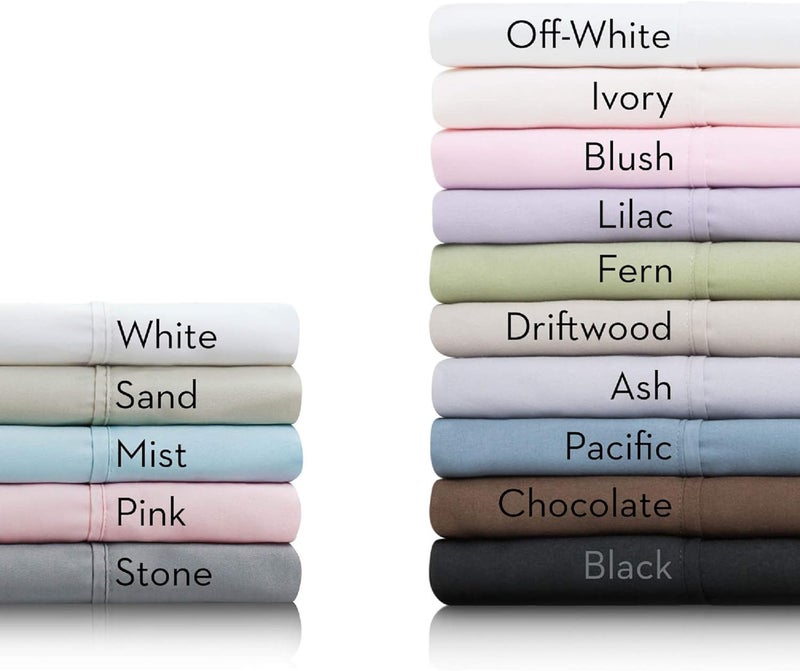 MALOUF Double Brushed Microfiber Super Soft Luxury Bed Sheet Set  Wrinkle Resistant  Queen Size  White - Image 2