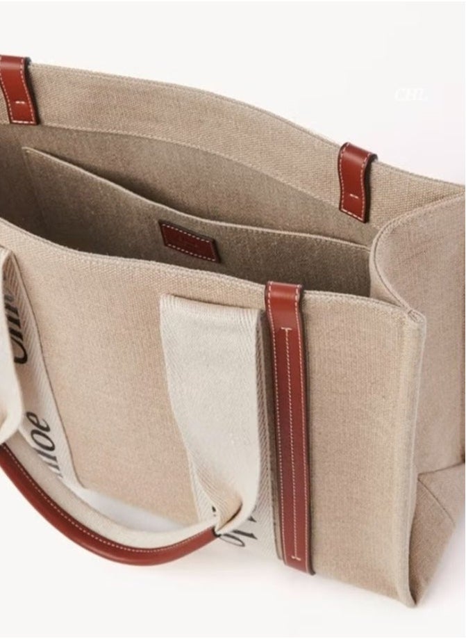 WOODY TOTE BAG IN LINEN (L) - pzsku/Z38D4310B257B71DDE6EEZ/45/_/1738980660/e115c17d-ac88-4f9d-b1d5-9b8d71595897