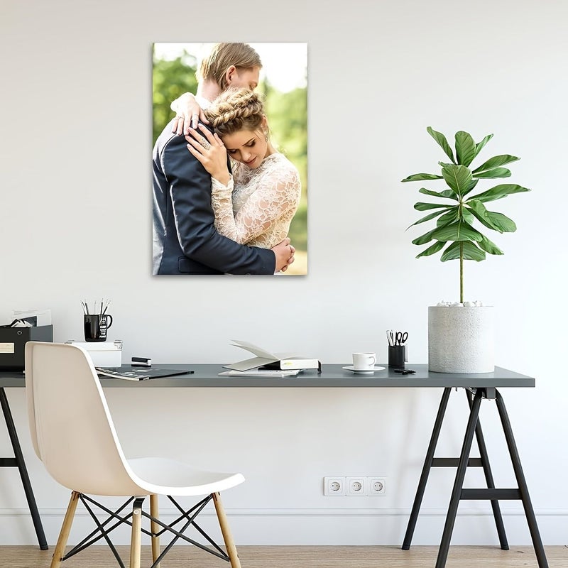 Custom Photo Frame 11 8x15 7 Inch Solid Wood High Definition Printed For Wedding Home Decor Living Room Bedroom Office Anniversary Gift - Image 4