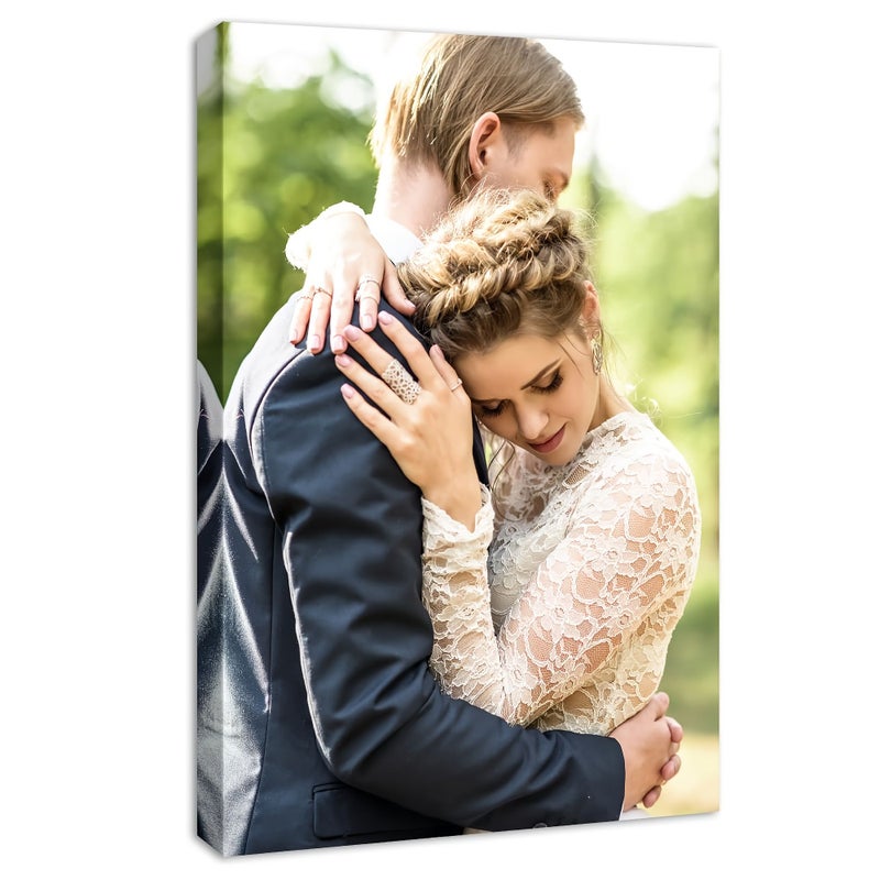 Custom Photo Frame 11 8x15 7 Inch Solid Wood High Definition Printed For Wedding Home Decor Living Room Bedroom Office Anniversary Gift - Image 1
