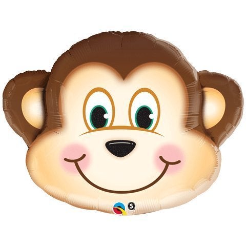 Qualatex Mischief Monkey 35 Inches Xl Supershape Mylar Balloon - Image 2