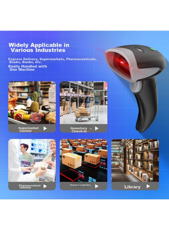 Comet Ep-5000 Barcode Scanner, 2d Qr Code Scanner, Wired 1d Barcode Gun, Pharmaceutical Traceability Code, Retail Clothing Logistics Medical Insurance, Mobile Screen Cashier - Image 5