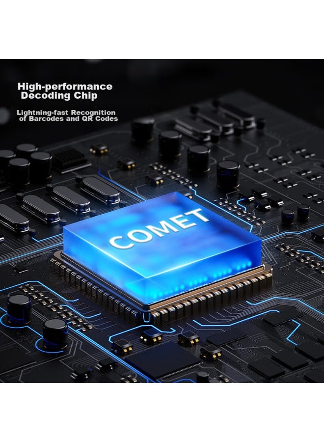 Comet Ep-5000 Barcode Scanner, 2d Qr Code Scanner, Wired 1d Barcode Gun, Pharmaceutical Traceability Code, Retail Clothing Logistics Medical Insurance, Mobile Screen Cashier - Image 4