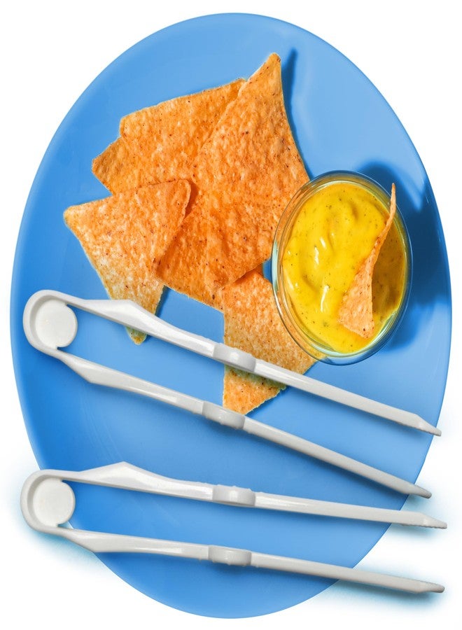 Kitchen Discovery Easy Grip Snack Tongs-Kitchen Discovery-Set of 2 Precision Snack Chopsticks, No Mess on Keyboard, Phone, Touchscreens-Finger Tongs for Snacking and Garnishing - Image 1