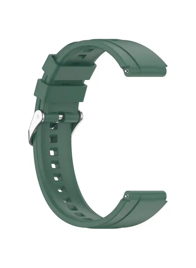 Soft Silicone Strap Replacement Bands For Huawei Gt4 41mm - Green  - Image 2