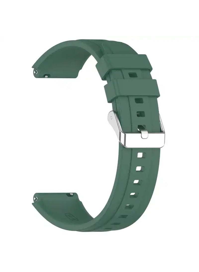 Soft Silicone Strap Replacement Bands For Huawei Gt4 41mm - Green  - Image 3