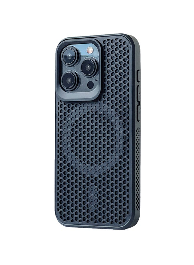 Honeycomb Mesh Cooling Phone Case Magnetic Breathable for iPhone 16 Promax - Image 1