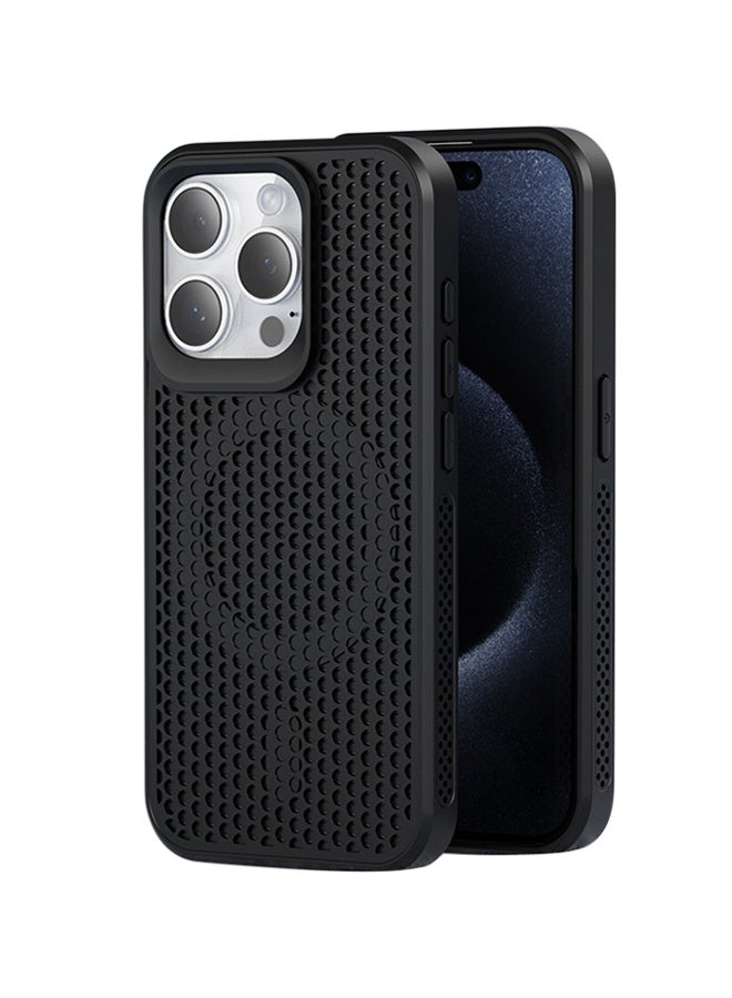 Honeycomb Mesh Cooling Phone Case Magnetic Breathable for iPhone 16 Promax - Image 2