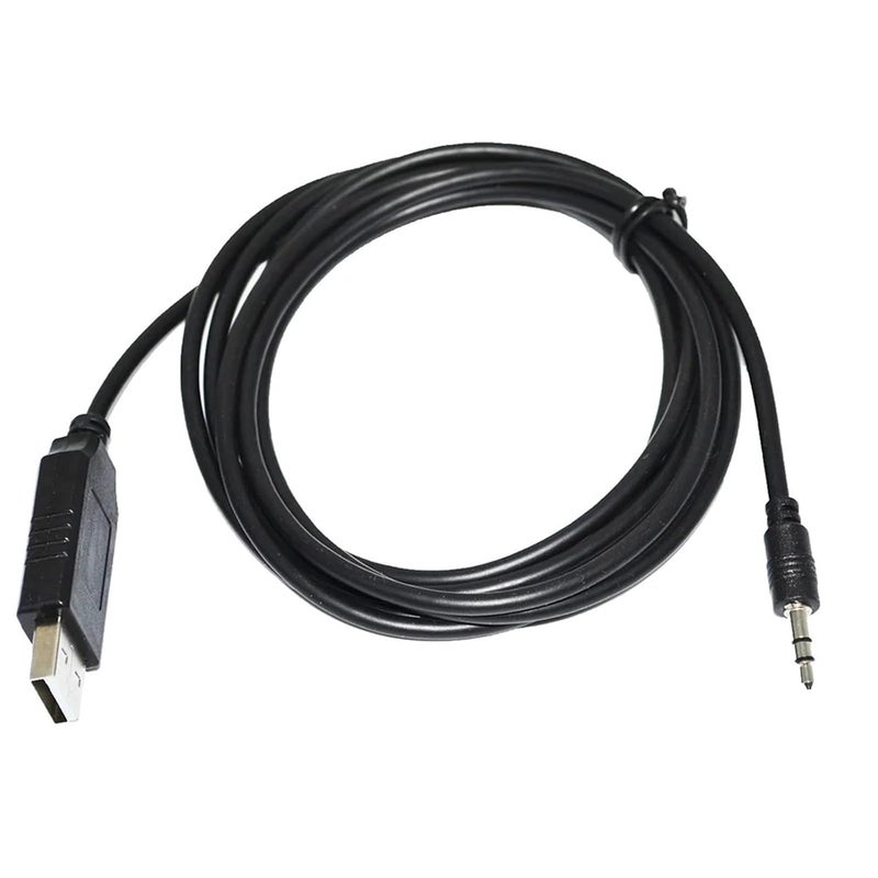 USB PG-4W Programming Cable for TH-D7 TH-D7A TH-D7A(G) TH-D7E TH-D7E(G) to PC with USB RS232 to 2.5MM TRS Jack(1.8m,FT232RL CHIP) - Image 1