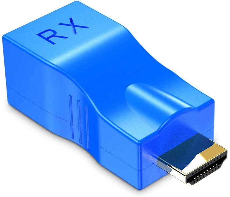 XIUXIU Hdmi Extender, Hdmi To Rj45 Ethernet Network Cables Extender Converter Repeater, Over Cat5E Cat6 1080P Up To 30M Extender Suitble For Hdtv Stb Dvd Ps4 - Image 4