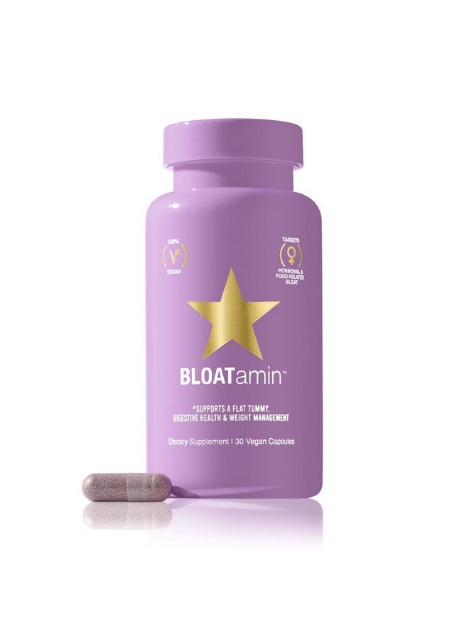 HAIRtamin BLOATamin - Vegan Synergistic Blend | Bloating Relief Supplement Capsule | Men & Women | Digestive Enzymes for Bloating Relief, Gas Stomach Pain, Water Retention, and Discomfort (1-Pack) - Image 1