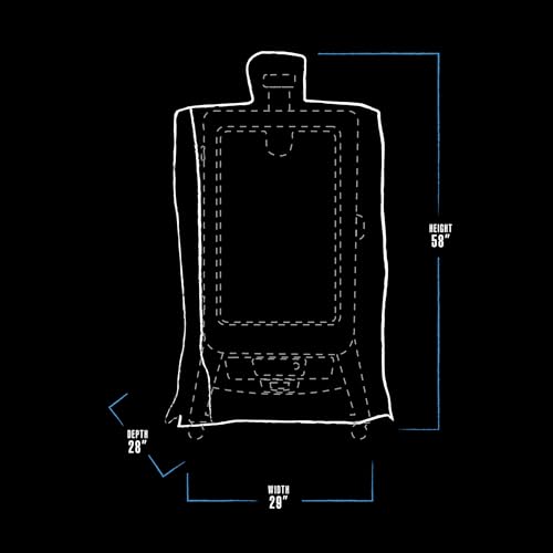 Pit Boss 73752 Pellet Smoker Cover, No Size, Black - Image 4