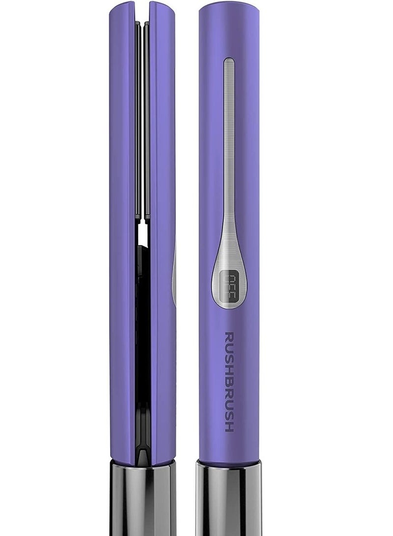 Rush Brush X2 Infra Revolver Purple 230°C Infrared Tec Ionic Technology Ceramic Plates And LED Display - Image 3