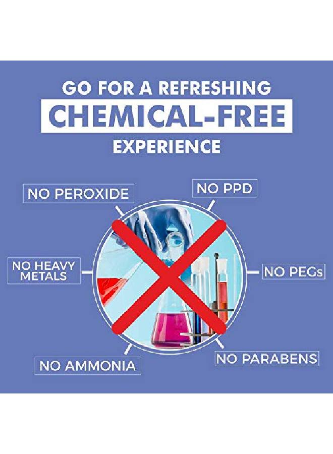 Indus Valley Hypo Allergic Aqua Colour 100% Botanical Hair Colour Dark Brown(30Ml + 200G) - Image 3