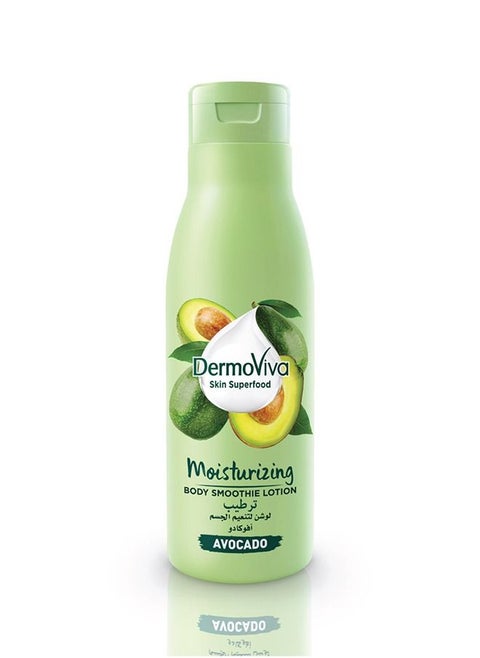 DermoViva Moisturizing Body Smoothie Lotion | Enriched With Avocado | Non-Greasy & Hydrating | Rejuvenates Skin - 200ml