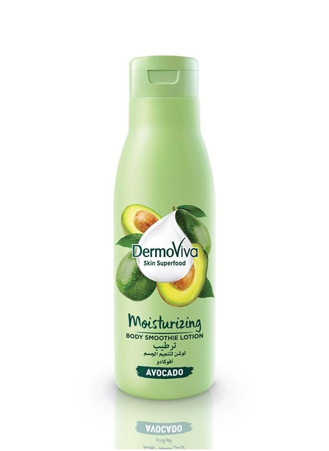 DermoViva - DermoViva Moisturizing Body Smoothie Lotion | Enriched With Avocado | Non-Greasy & Hydrating | Rejuvenates Skin - 200ml - Image 1