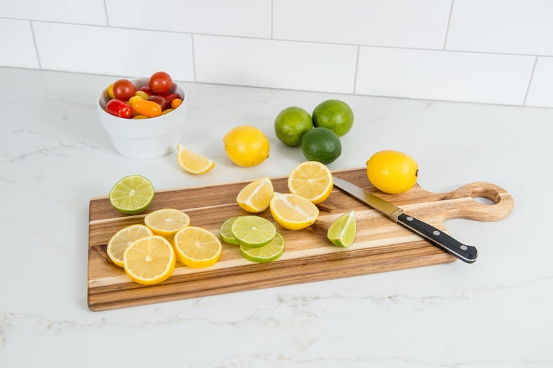Lipper International Acacia Wood Serving and Cutting Board, 19.75" x 7" x 0.5" - Image 5
