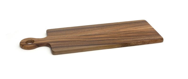 Lipper International Acacia Wood Serving and Cutting Board, 19.75" x 7" x 0.5" - Image 1