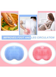 Remagr 2 Pieces Shower Foot Scrubber Mat Silicone Shower Foot Massager Back Washer for Shower Back Scrubber Exfoliate Feet Scrubber with Non Slip Suction Cups Foot Cleaner for Men and Women, 2 Colors  - Image 5