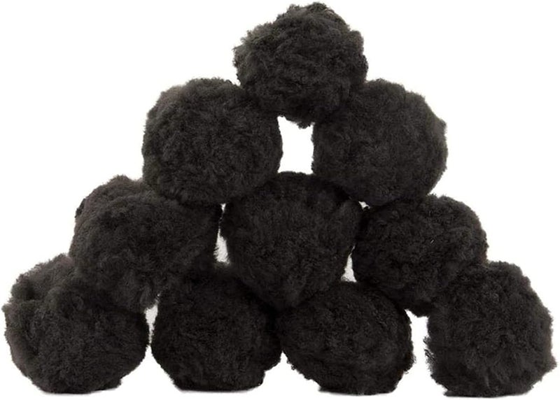Bahels Swimming Training Black Swimming Pool Sand Filter Ball, 200G Swimming Pool Cleaning Ball Swimming Pool Aquarium Filter for Children and Adults - Image 1