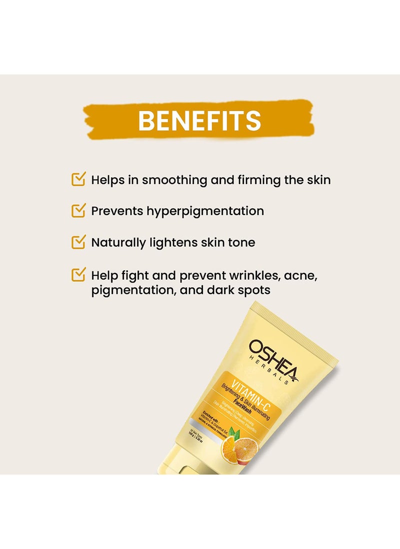 OSHEA غسول الوجه المفتح والمضيء للبشرة بفيتامين سي من أوشيا هيربالز، 150 مل - Image 3