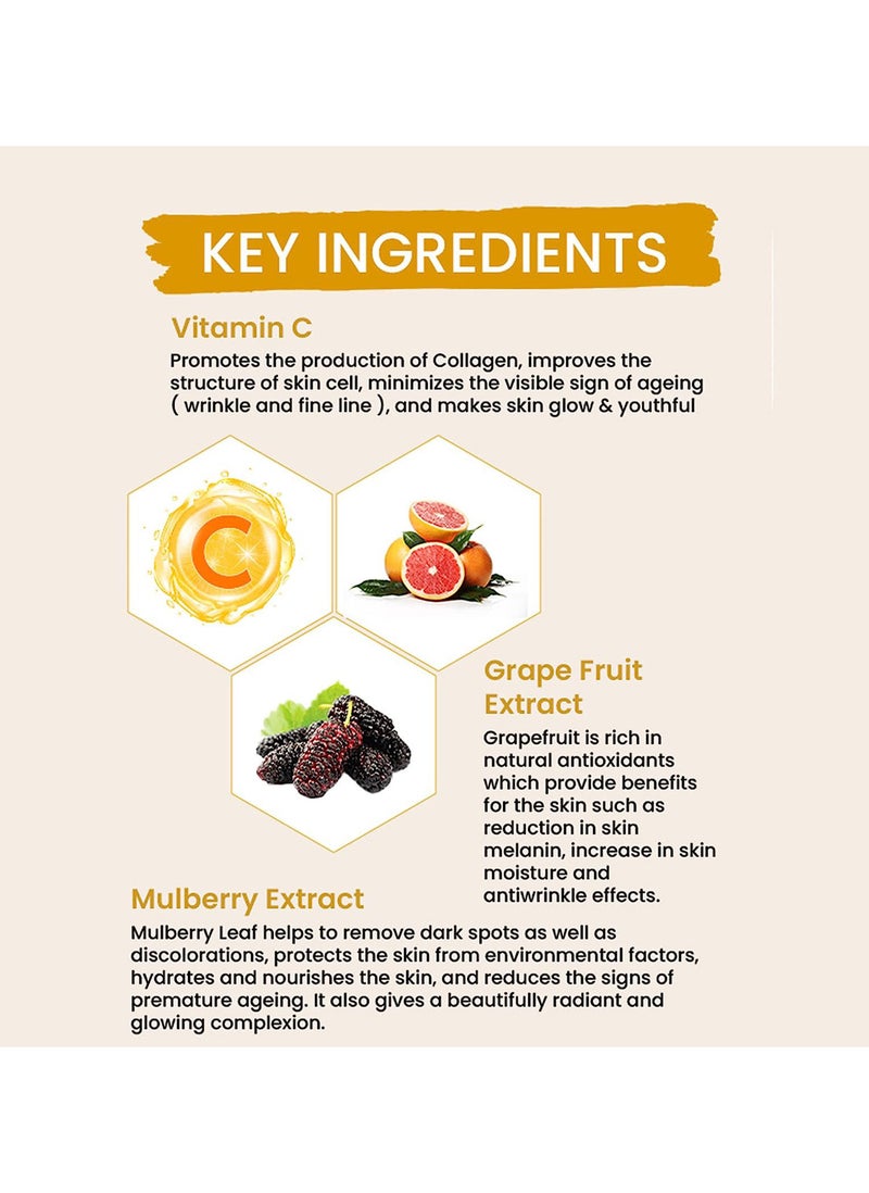 OSHEA غسول الوجه المفتح والمضيء للبشرة بفيتامين سي من أوشيا هيربالز، 150 مل - Image 2