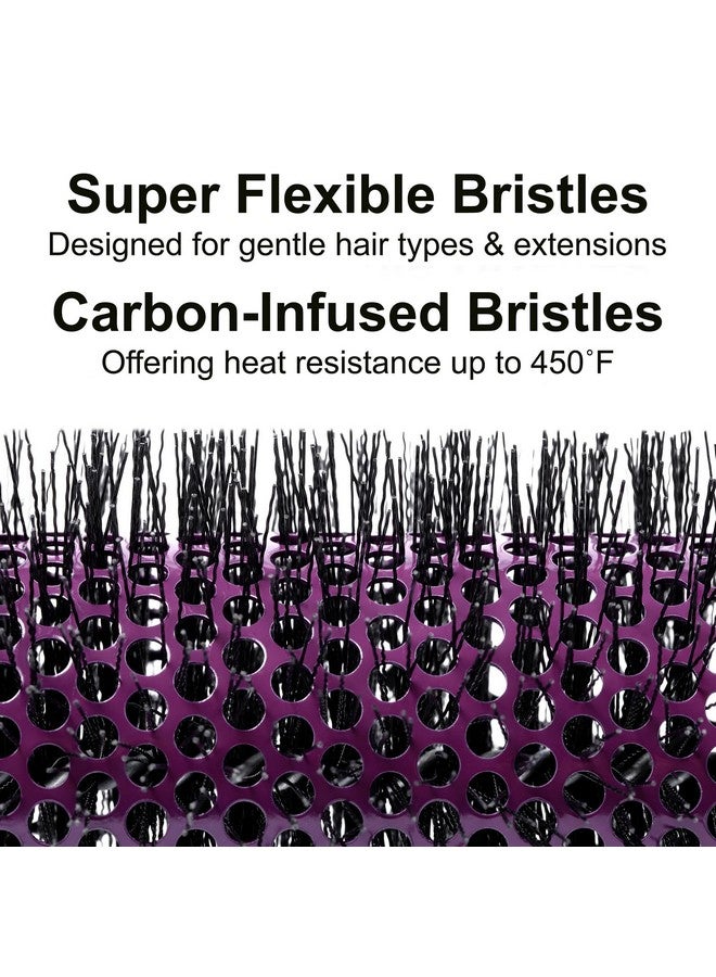 ERGO Super Gentle Round Hair Brush Professional Wet & Dry Roller Hair Brush For Blow Drying Hair Care Styling Tool (Erg53: 53Mm 2.75") - Image 5