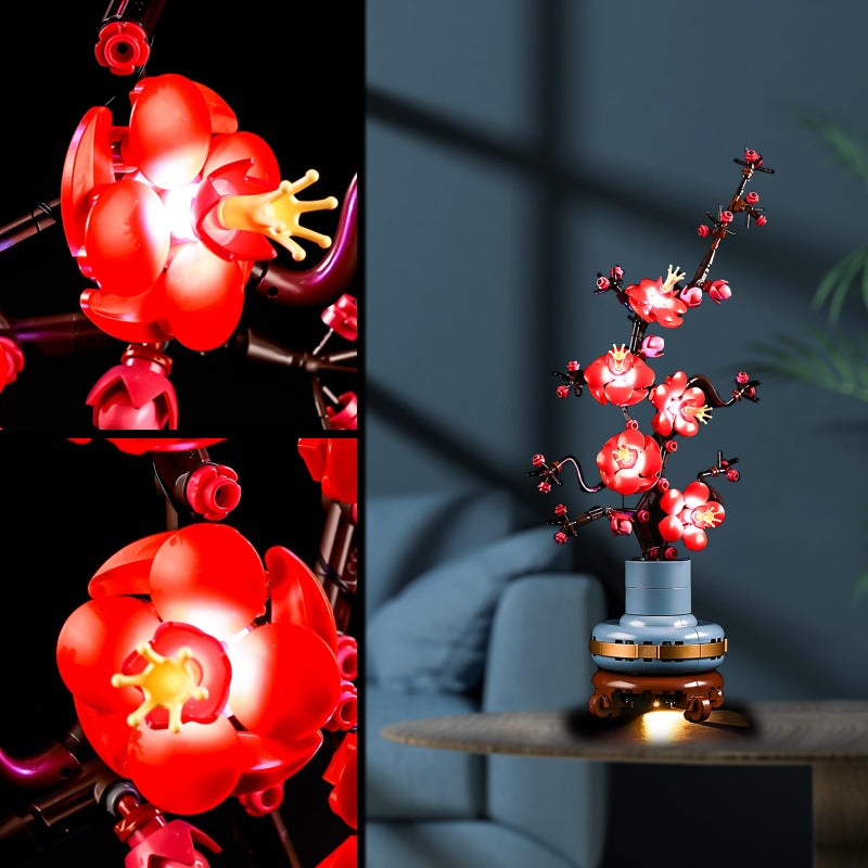 Vaodest Led Light for Lego 10369 Plum Blossom Building Blocks Model,Design and Configuration Compatible with Model 10369(Led Light Only, Not Building Block Kit) - Image 5