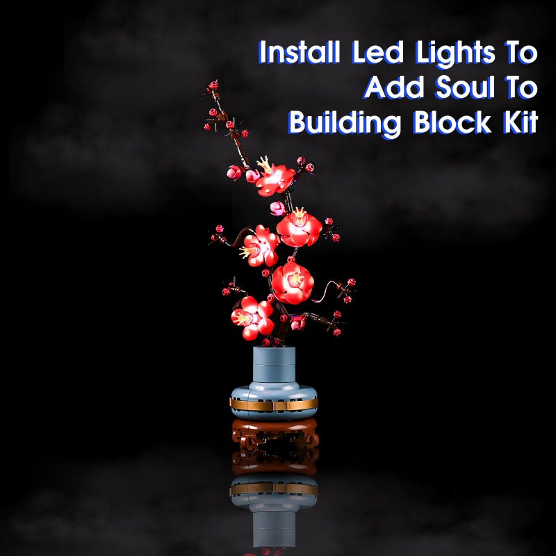 Vaodest Led Light for Lego 10369 Plum Blossom Building Blocks Model,Design and Configuration Compatible with Model 10369(Led Light Only, Not Building Block Kit) - Image 3