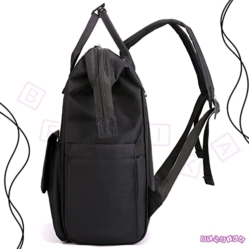 BEMBIKA Diaper Bags for Mom and Dad, Diaper Bags for mom and Baby, Mummy Bag for Multi-Function Waterproof and Large Capacity (Kitten Black) - Image 5