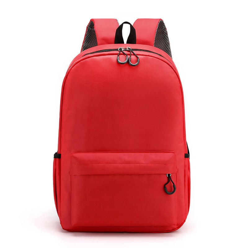 Custom Logo Kids Backpack for Grades 1-6 Red 