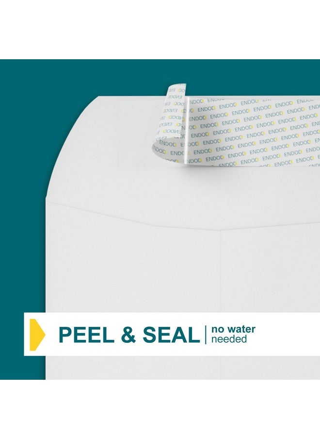 EnDoc - 9X12 Envelopes Self Seal 15 Pack Open End White Mailing Envelopes For Catalogs Presentatios Oversized Documents Self Sealing Envelopes With Peel And Seal Closure 28Lb Heavyweight Paper - Image 1