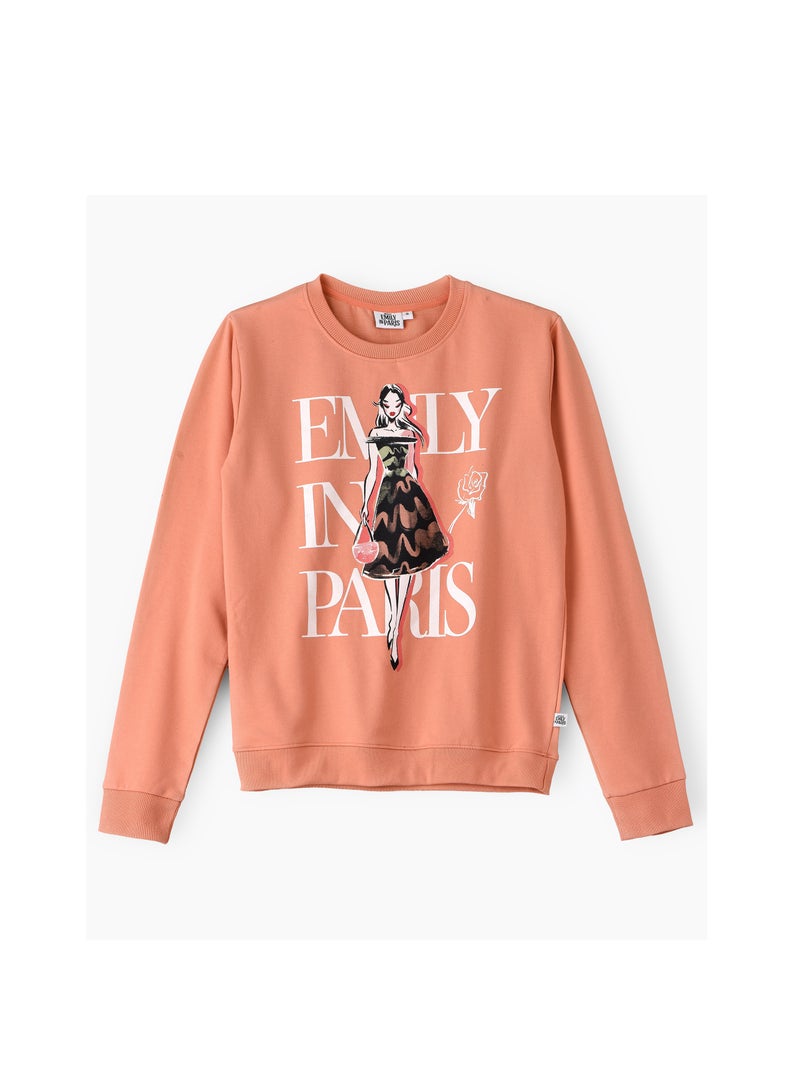 NETFLIX Emily in Paris Womens Sweat Shirt - Image 3