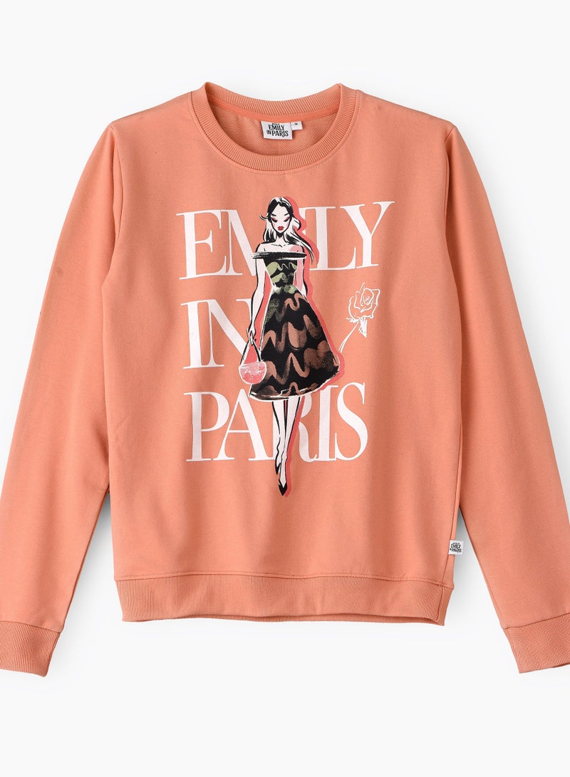 NETFLIX Emily in Paris Womens Sweat Shirt - Image 1