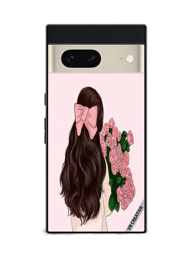 VR CREATIVE Protective Case Cover For Google Pixel 7 Lovely Flower Design Multicolour - Image 1