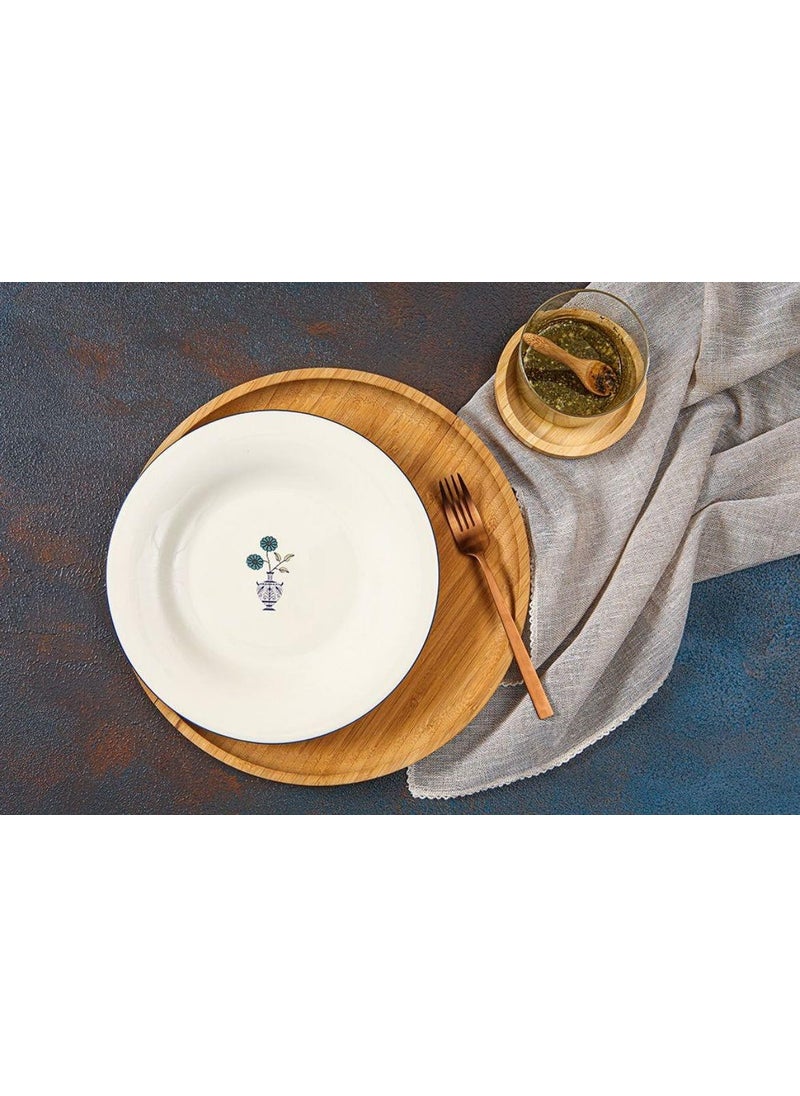 Porland - Vaso Piccolo Pattern1 Flat Plate 27 cm 04ALM008035 - Image 1