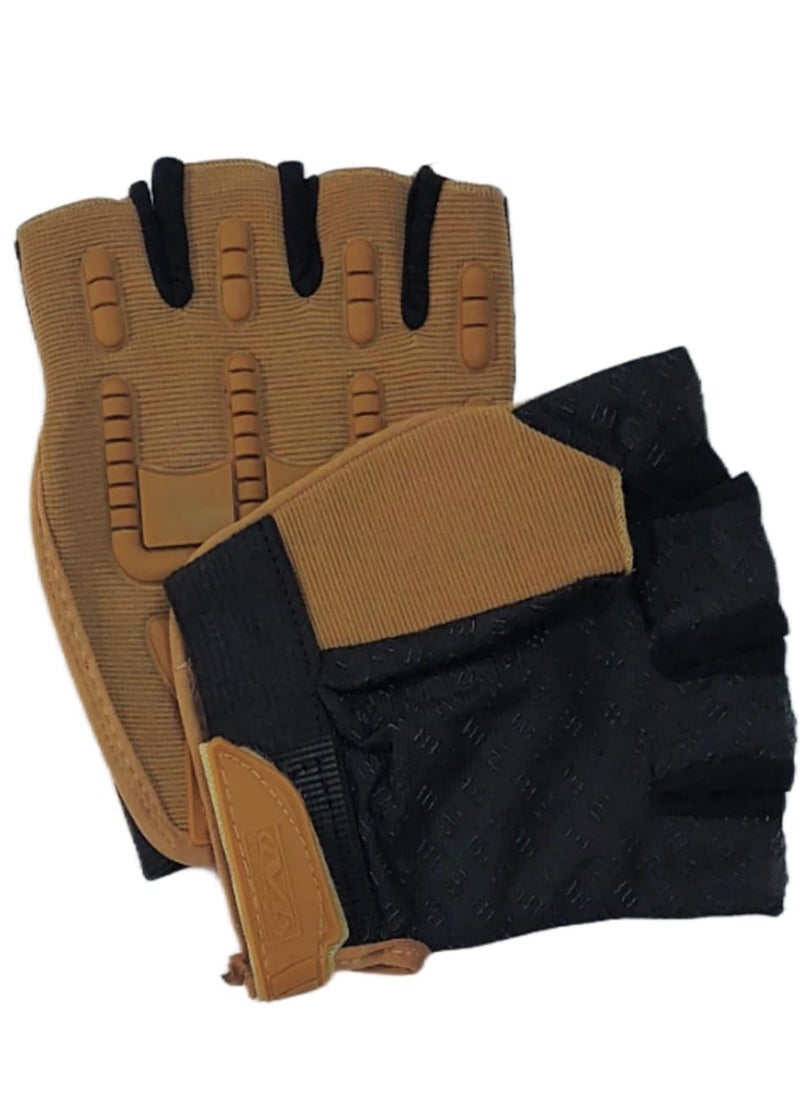 Generic Half finger gloves for gym and motorcycle riding  - Image 3