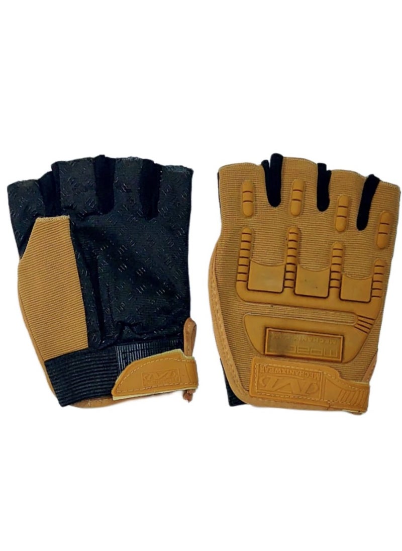 Generic Half finger gloves for gym and motorcycle riding  - Image 2