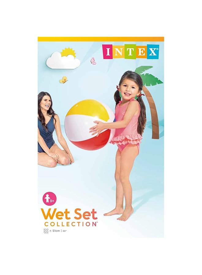 INTEX Colorful Inflatable Beach Ball - Image 4